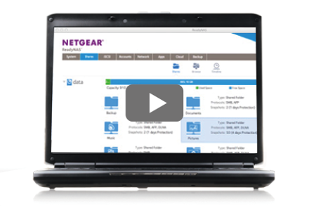 ネットワークストレージ（NAS）・ ReadyNAS® 104 4ベイ デスクトップ型
