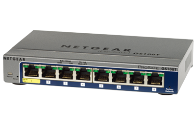 Netgear PoE ハブ8 ポート(PoE 4ポート)